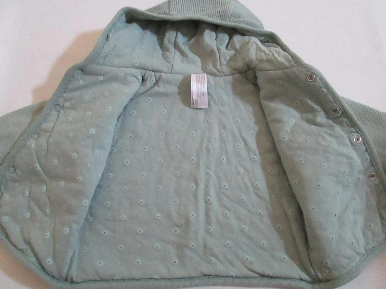 padded green hooded jacket – photo 2